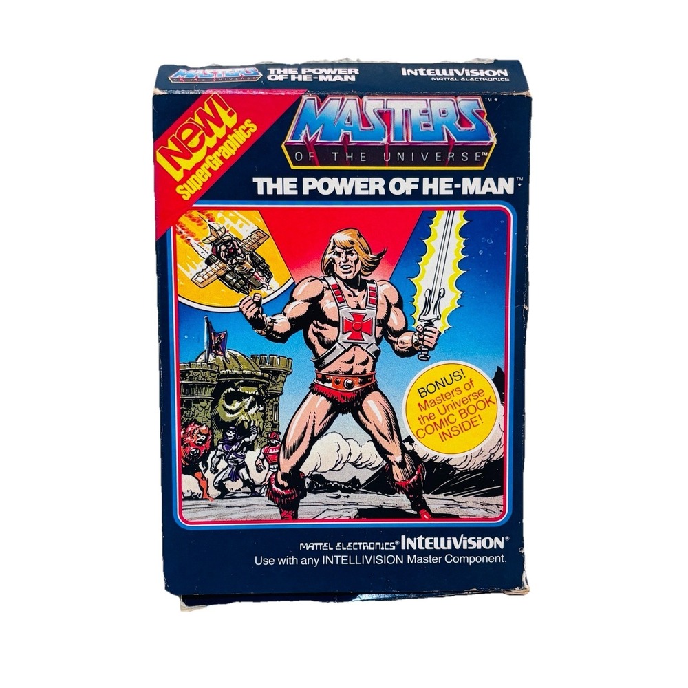 Masters of the Universe: The Power of He-Man Intellivision 80's Video Game Clean